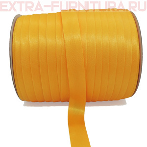 Косая бейка 16мм 132м цв.018 оранжевый ЕВРО