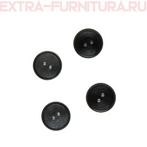 Пуговицы 14/2 черные ПС-3,"Шагрень" упаковка 1000 шт.