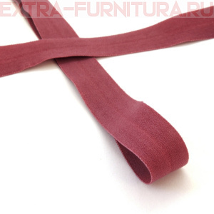 Резинка окантовочная 15мм цв.S256 розовый рубин, матовая арт.ROM15256уп. 50м 