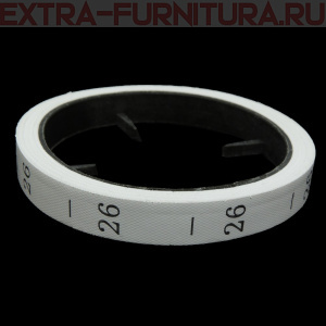 Размерник р-р 26, цв. белый, рул. 300 шт.