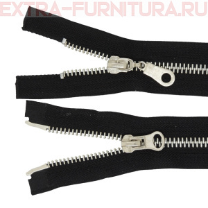 Молния металл Т5 2 замка, 70 см, никель