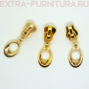 Бегунок декоративный автомат ТР5 золото № 2 (уп. 50 шт.)