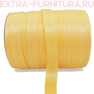 Косая бейка 16мм 132м цв.010 светло- желтый ЕВРО