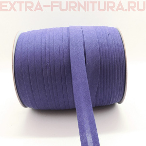 Косая бейка х/б  15мм 132м цв.199 сирень