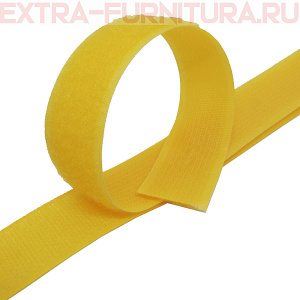 Лента контакт 25мм цв.желтый 5108 (25м)
