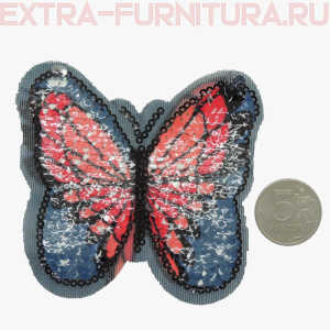Термоаппликация Бабочка №4 ассорти