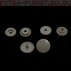 Кнопка NEWSTAR пластиковая 12,5мм, цв.294 капучино (уп.1000шт.)