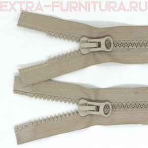 Молния Трактор Т8 2 замка 80см, цв.292 бежевый, LOGO