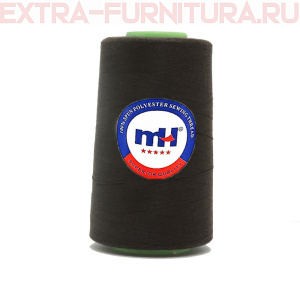 Нитки МН 40/2 п/э  5000 ярдов №500 темн.коричневый *