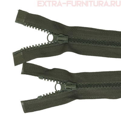 Молния Трактор Т5 2 замка 85см, цв. 328 хаки темный, LOGO