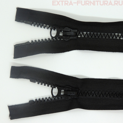 Молния Трактор Т8 2 замка 85см, цв. 322 черный, LOGO