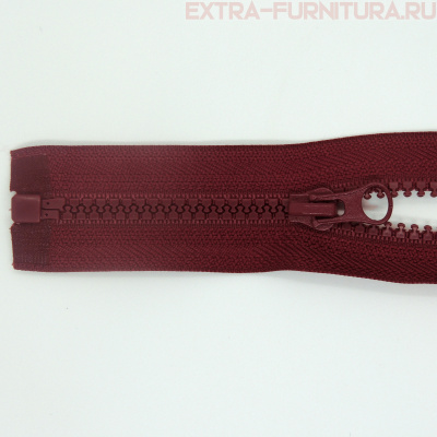 Молния Трактор Т5 1 замок 55см, цв.179 бордовый темный, LOGO