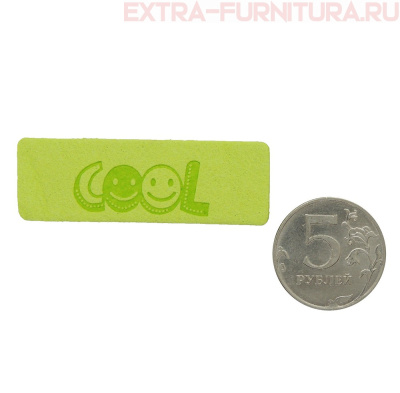 Нашивка COOL цв.салатовый