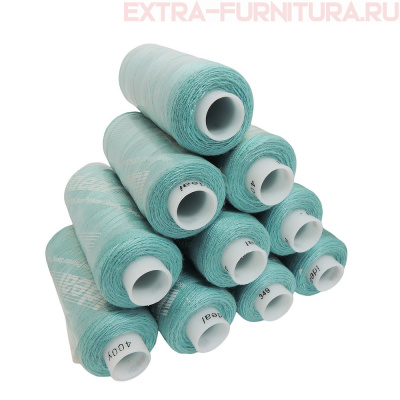 Нитки IDEAL бытовые 40/2 366м, цв.349 голубой (уп.10шт)