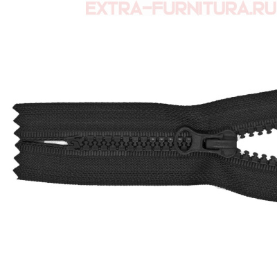 Молния Трактор Т5 1 замок 18см, цв. 322 черный, LOGO, н/р