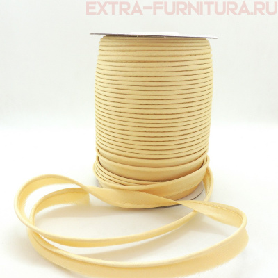 Кант атласный 12 мм, 72 ярда, цв. 109 бежевый ЕВРО