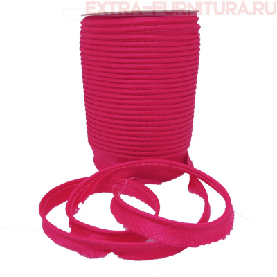 Кант атласный 12 мм, 72 ярда, цв. 145 малина А