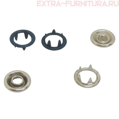 Кнопка рубашечная 9,5мм кольцо, цв.224 морская волна  матовый (уп.1440шт) Buttoni