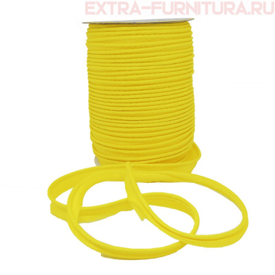 Кант атласный 12 мм, 72 ярда, цв. 110 желтый А