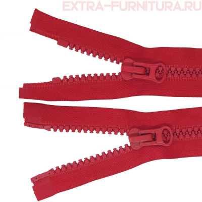 Молния Трактор Т8 2 замка 85см, цв.148 красный, LOGO