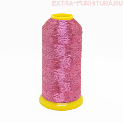 Нитки Euron MR 120 5000м вышивальные металлизированные цв. розовый B-201 h