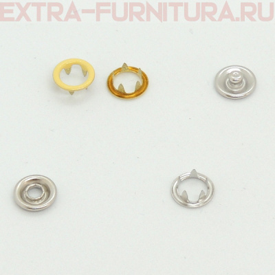 Кнопка рубашечная 9,5мм кольцо, цв.350 светло-желтый матовый (уп.1440шт) Buttoni